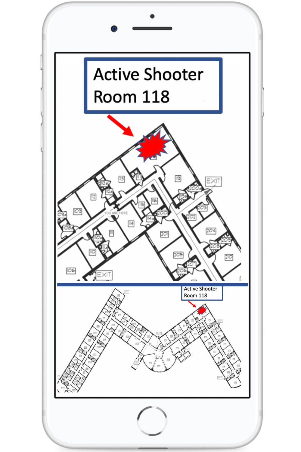 Active Shooter Schematic View