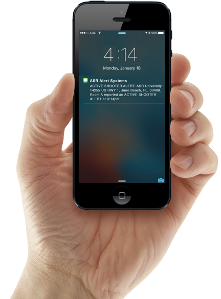 ASR Alerts to Mobile Devices While Already Notifying Police